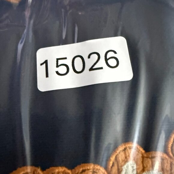 Champion Hoodie Men's Large Spell Out Corduroy Navy Blue Hood Sweatshirt Jumper - Picture 9 of 9